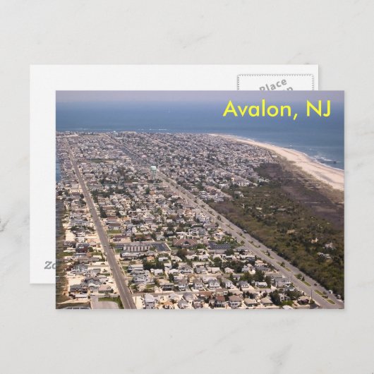 Avalon, NJ Postkarte (Vorne/Hinten)