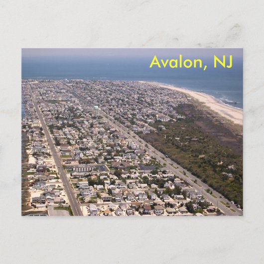 Avalon, NJ Postkarte (Vorderseite)
