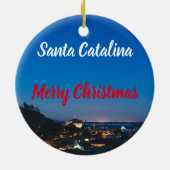 Avalon Panorama Weihnachtsdekoration Keramik Ornament (Hinten)