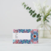 AVALON PSYCHEDELIC, rosa Edelgold Visitenkarte (Stehend Vorderseite)