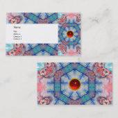 AVALON PSYCHEDELIC, rosa Juckmuschel Visitenkarte (Vorne/Hinten)