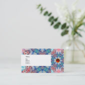 AVALON PSYCHEDELIC, rosa Juckmuschel Visitenkarte (Stehend Vorderseite)