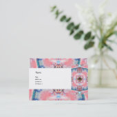 AVALON PSYCHEDELIC, rosa, lila-blaue Edelsteine Visitenkarte (Stehend Vorderseite)