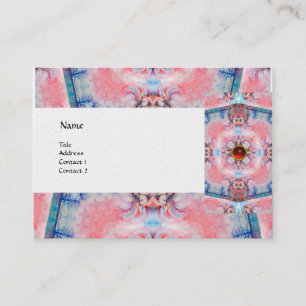 AVALON PSYCHEDELISCH, rosa Edelstein Rubin Platin Visitenkarte