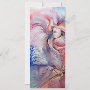 AVALON psychedelisch , weich pink lila blau Einladung