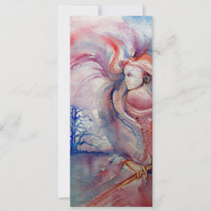 AVALON psychedelisches rosa lila metallisches Cham Einladung