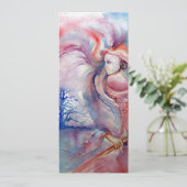 AVALON Psychedelrosa lila metallische Champagne Einladung (Stehend Vorderseite)