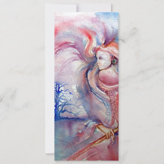 AVALON Psychedelrosa lila metallische Champagne Einladung (Vorderseite)