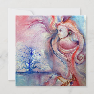 AVALON, sanft rosa, lila blau Einladung