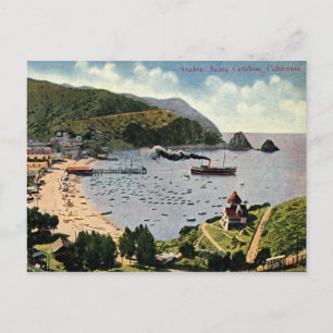 Avalon, Santa Catalina, Kalifornien Vintage Postkarte