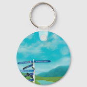 Avalon Signpost Schlüsselanhänger (Vorderseite)