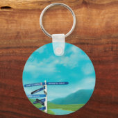 Avalon Signpost Schlüsselanhänger (Vorderseite)