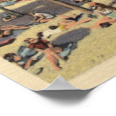 Avalon View Beach mit Sonnenbädern Poster (Ecke)