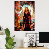 Avalon von Lisa Iris Poster (Heimbüro)