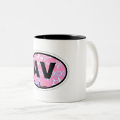 Avalon. Zweifarbige Tasse (VorderseiteRechts)