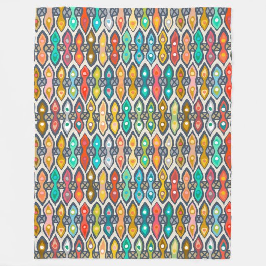 Avani ikat fleecedecke (Vorderseite)