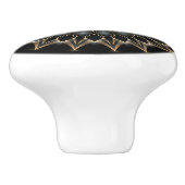 Avant-Garde ~ aus dem Tiegel ~ Keramikknauf (Seitenansicht)