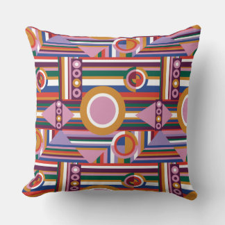 Avant-Garde Bold Retro Geometric Throw Kissen
