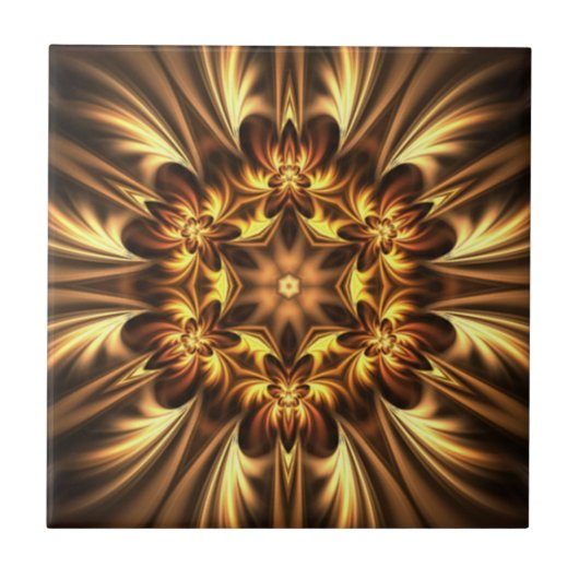 Avant-Garde ~ Gold Russet Black 052 ~ Fliese (Vorderseite)