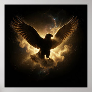  Avant-Garde Goldstaubexplosion Illyrischer Adler  Poster