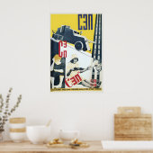 Avant-Garde Soviet Poster SEP by Mikhail Verner (Küche)