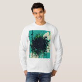 Avant-Garde-Spritzer: High-End-Futuristic-Designer T-Shirt (Vorne ganz)