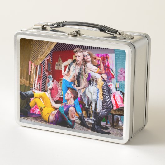 Avant-Garde Stainless Metall Brotdose (Vorderseite)