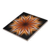 Avant-Garde ~ Sternexplosion Russet und Black 0211 Fliese (Seite)