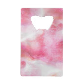 Avantgardehintergrund-Handfarbe 2 der Kunst rote Geldbeutel Flaschenöffner (Rückseite)