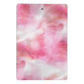 Avantgardehintergrund-Handfarbe 2 der Kunst rote Mini Klemmbrett (Rückseite)