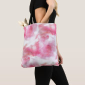 Avantgardehintergrund-Handfarbe 2 der Kunst rote Tasche (Von Nahem)