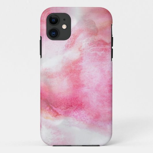 Avantgardehintergrund-Handfarbe der Kunst rote Case-Mate iPhone Hülle (Rückseite)