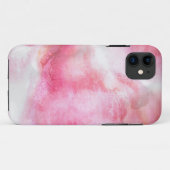 Avantgardehintergrund-Handfarbe der Kunst rote Case-Mate iPhone Hülle (Rückseite (Horizontal))