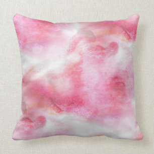 Avantgardehintergrund-Handfarbe der Kunst rote Kissen