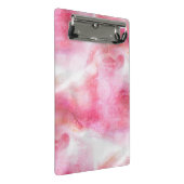 Avantgardehintergrund-Handfarbe der Kunst rote Mini Klemmbrett (Schrägansicht)