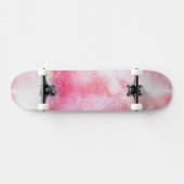 Avantgardehintergrund-Handfarbe der Kunst rote Skateboard (Horizontal)