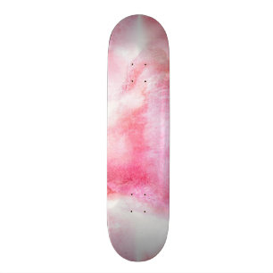 Avantgardehintergrund-Handfarbe der Kunst rote Skateboard