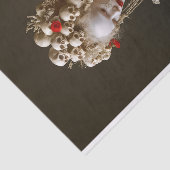 Avantgardistische barocke Frau Decoupage Lef 120 Seidenpapier (Ausschnitt)