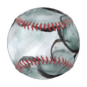 Avantgardistische, schwarze Handfarbe Baseball (Rückseite)