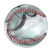 Avantgardistische, schwarze Handfarbe Baseball (Vorderseite Links)
