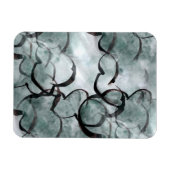 Avantgardistische, schwarze Handfarbe Magnet (Horizontal)