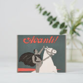 Avanti Postkarte (Stehend Vorderseite)