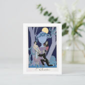 Avarice, 1924 (pochoir print) postkarte (Stehend Vorderseite)