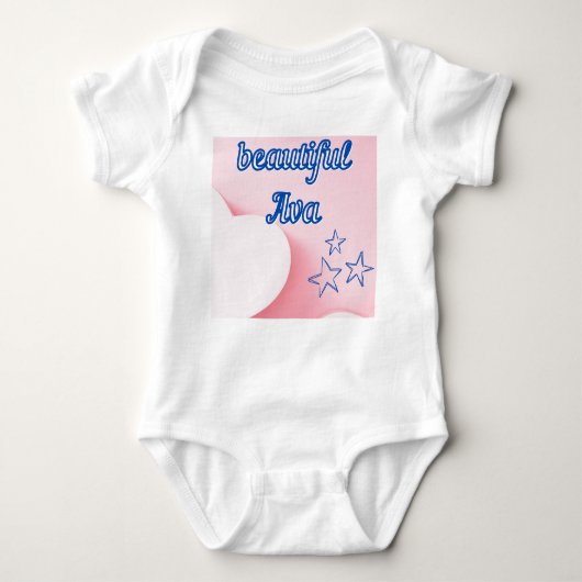 Ava's Baby Bodysuit. Baby Strampler (Vorderseite)