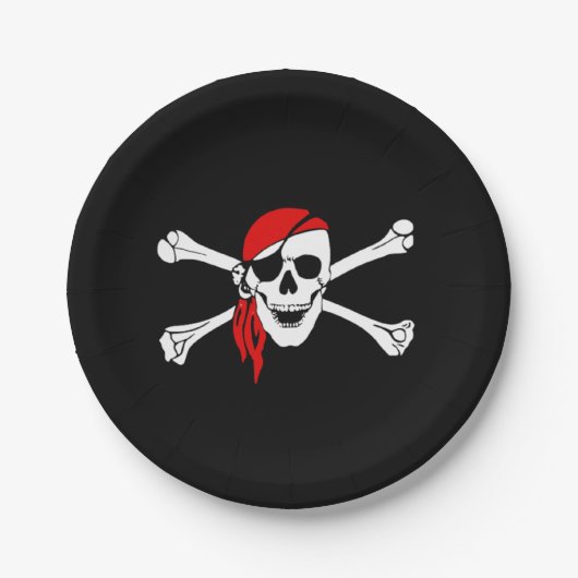 Avast Mein Party Matie! Pappteller (Vorderseite)