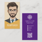 Avatar Business Card Visitenkarte (Vorne/Hinten)