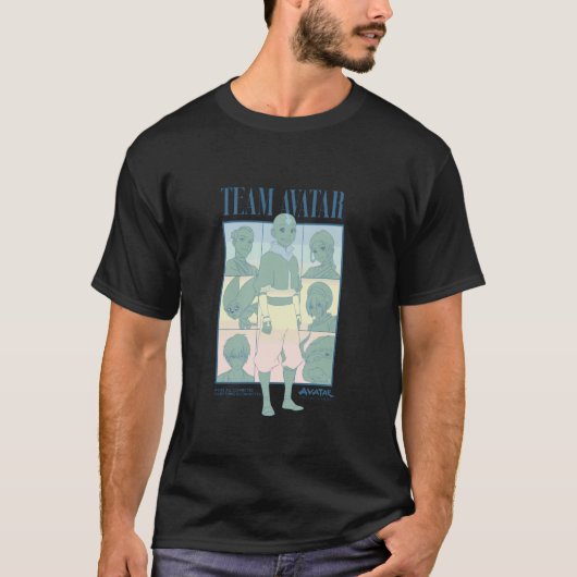Avatar Der Letzte Luftbender Team Avatar T-Shirt (Vorderseite)