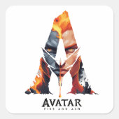 Avatar: Fire and Ash Quadratischer Aufkleber (Vorderseite)