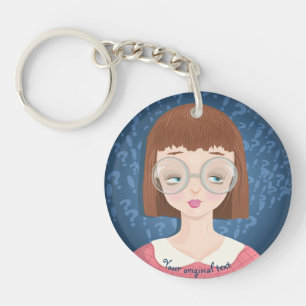 Avatar Geek Girl Schlüsselanhänger