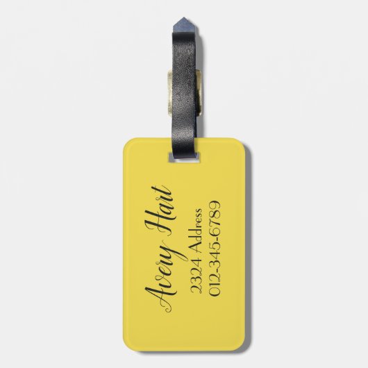 Avatar Gepäckanhänger (Rückseite vertikal)